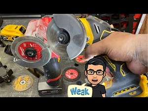 New DeWalt XR Cutoff Tool better than Milwaukee!