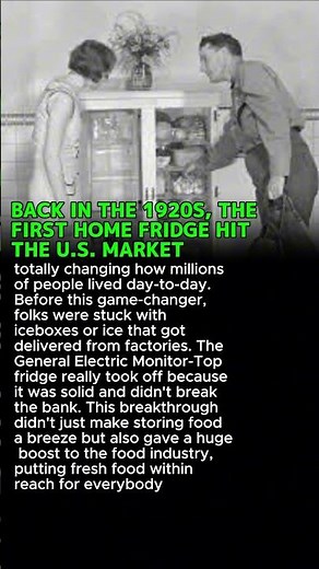 The 1920s invention that changed kitchens forever, the story of the first home refrigerator.