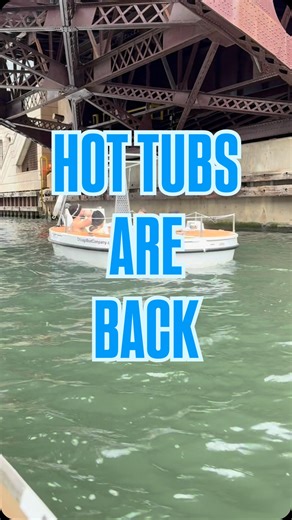 16K views · 5.7K reactions | Hot tub boats are back… and isn’t it great?  . . . #HotTubBoat #ChicagoBoatCompany #WinterOnTheRiver #ChicagoRiver #ThingsToDoInChicago #ChicagoWinter #ChicagoDateIdeas #WeekendInChicago #ChicagoEvents #HotTubSeason #CozyVibes #SkylineViews #UniqueChicago #WinterActivities #BoatLife #ChicagoBucketList | Chicago Boat Company | Facebook