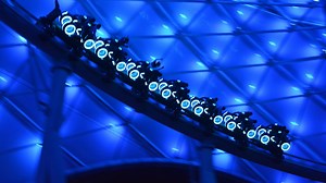 862K views · 477 reactions | Who wants to ride a Tron Lightcycle? Tron Lightcycle Power Run at Shanghai Disneyland is AWESOME! One of the best themed indoor coaster we've ever ridden! Who is super psyched for this attraction to open at Walt Disney World? | Theme Park Review | Facebook