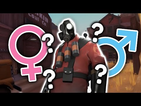 The TF2 mercs argue over Pyro's gender