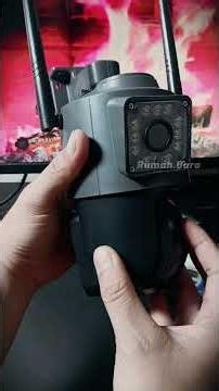 V380 Pro CCTV WiFi 4K 8MP 4G SIM Kamera PTZ IP66 Tahan Air Outdoor Lensa Ganda di Luar Ruangan