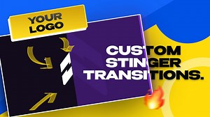Easiest way to create Custom Stinger Transition with logo in After Effects 2022