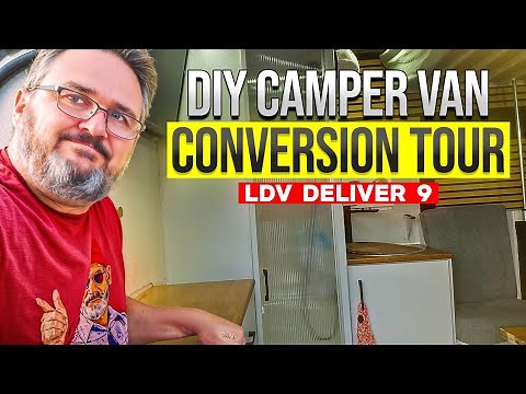 DIY camper van conversion tour LDV Deliver 9