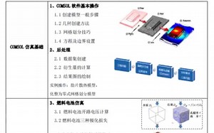 用Comsol构建锂离子电池建模