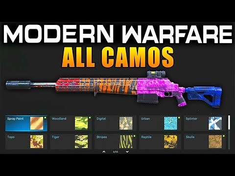 Modern Warfare: All 100 Weapon Camos (Every Gun Camo Explained)