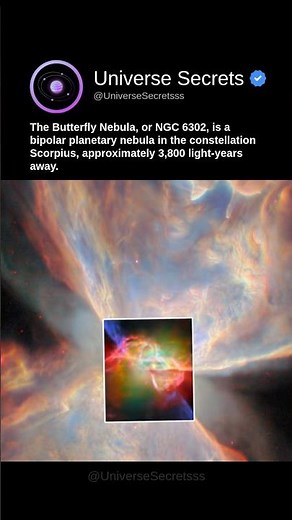 Zooming Into the Butterfly Nebula | 3400 Light-Years Away