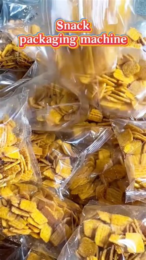 Automatic packaging machine on Instagram: "Snack packaging machine.#packagingmachine #factory #snack"