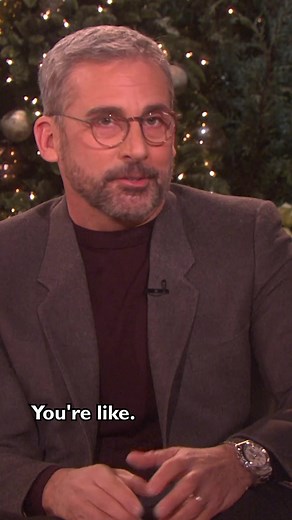 Have you ever experienced caroler face? #theellenshow #stevecarell #christmas #throwback
