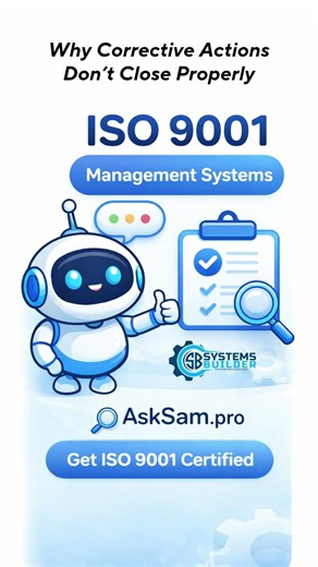 ISO 9001 - Corrective Actions Fail