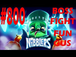Rovio Nibblers-Boss Fight Fun Gus Level-800 Three Star Walkthrough