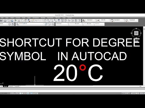 How To Insert Degree Symbol In AutoCAD | Show Degree In AutoCAD
