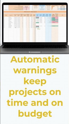 Project Tracker Spreadsheet 🚀 | Manage Tasks, Budget & Deadlines in Excel & Google Sheets #excel