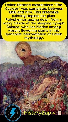 Odilon Redon's Haunting "The Cyclops" Painting Explained