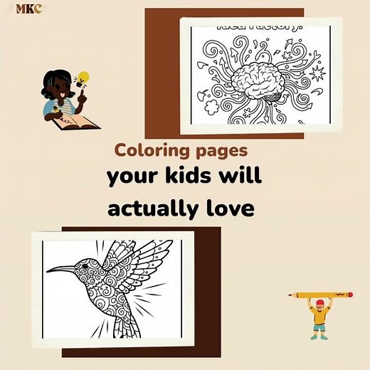 Coloring pages your kids will actually love!
