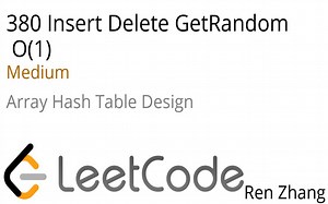 Leetcode 380 Insert Delete GetRandom O(1)