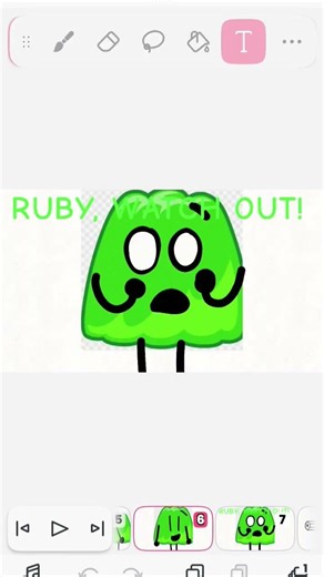 Ruby almost got shattered! #roblox #rblx #duet #bfdi