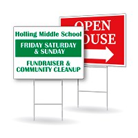 Economy Yard Signs | FireSprint.com | Trade-Only Printer