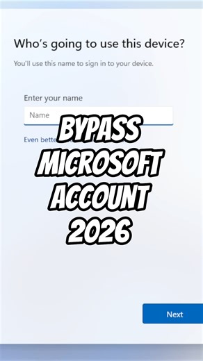 Install Windows 11 Without Microsoft Account in 2026!