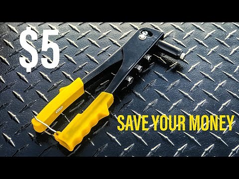 Harbor Freight $5 Rivet Tool Review - Get Something Better