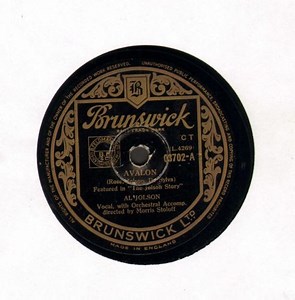 Al Jolson - Avalon / Anniversary Song