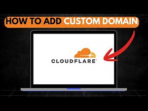 Connect a Custom Domain to Cloudflare – Full Setup Guide