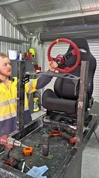 DIY Sim Rig Build – Part 1: Cockpit base & wheel base platform complete. Tig welded - Lift tig