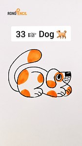 Most Easy Dog Drawing techniques 🥰 #dog #dogdrawing #painting #artist #reels #art #howtodraw #drawing #artwork | Rong Pencil