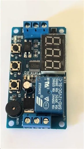 Digital timer relay module #0913927655 #zeruelectronics #relay #timer