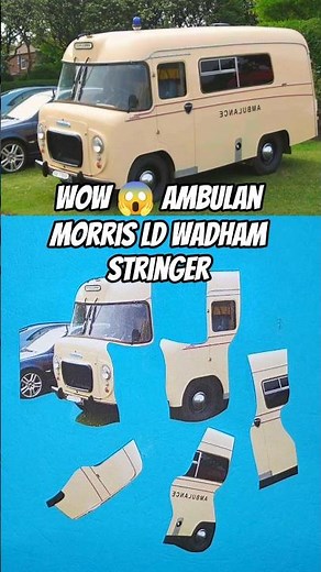 Subhanallah!! Mobil ambulan klasik Morris LD wadham stringer 😱 #shorts
