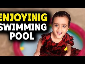 Cutest Pool Time Ever! 💦 Little Princess Having Summer Fun 🐥👧