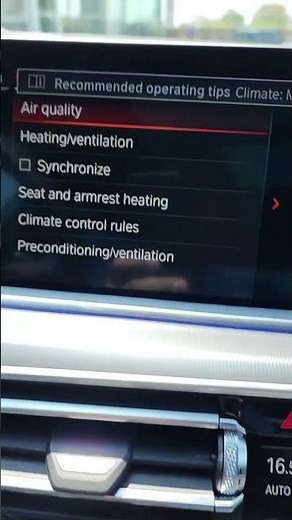 HOW TO BMW - Sync Climate Controls
