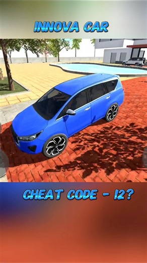 New Update INNOVA Car का 🤑 Cheat Code in Indian bike driving 3d #racequad