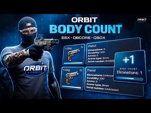 Orbit Body Count | Kill Tracking & Serial Scratching for FiveM | [ESX, QBOX, QBCORE] | Orbit Scripts