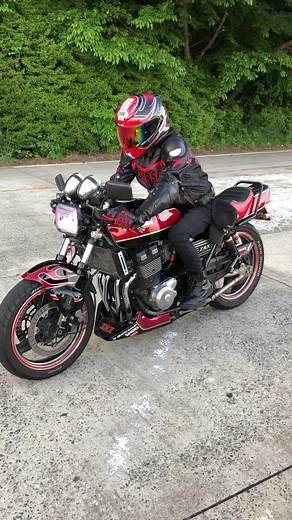 #zrx400 #セパハン #湯ノ岳パノラマライン展望台 #バイク乗りの人いいね下さい エフェクト無しが見たいとコメントがあったので🤭