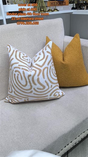 ✅Throw pillow Cover Restocked at ksh.650 ✅Size:45*45cm ✅Fiber insert 🟢30*50cm ksh 350 🟢45*45cm ksh 350 🟢50*50cm ksh 500 FEATHER INSERTS ✅55*55cm ksh 1800 (can fit 50*50cover ) ✅50*50cm ksh 1650 (can fit 45*45 cm case) ✅35*55cm ksh 1600 ( for 30*50 cm case) Location: Revlon plaza on Biashara street 4 th floor shop 23 Contact: 0796.288.655 .. .. .. ..#pillows #bohopillows #pillowcovers #throwpillows #homedecor