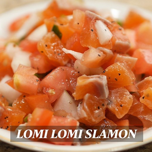Learn how to make Lomi Lomi Salmon! Lomi lomi means to massage, like what it says, you lomi lomi the salt onto the salmon to get the fish cured. It is a common side dish that is found at luaus. It's a fresh and healthy side dish that you will definitely need for plate lunches or potlucks. #lomilomisalmon #salmon #hawaiianfood Subscribe here ➡ http://bit.ly/ono-cookin | Ono Hawaiian Recipes
