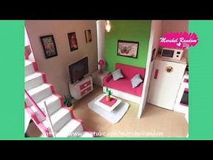 COMO HACER UN JUEGO DE SALA EN MINIATURA / Maquetas creativas