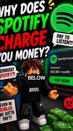 if you don't have money don't use Spotify