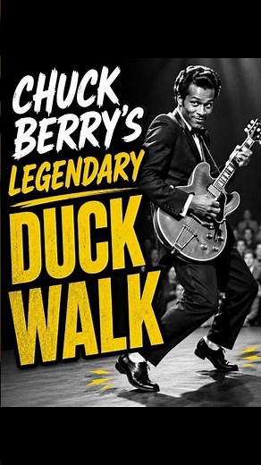 🎸 Chuck Berry's Iconic Duck Walk Still Amazes! 🦆 #shorts