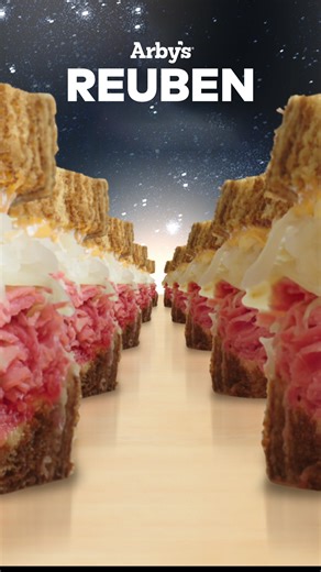 The beef is corned, the cheese is Swiss, the dressing is creamy, the toasted rye is marbled, the Reuben is Arby’s, and the social media platform is more delicious now. Skip the line and order ahead at Arbys.com. | Arby's