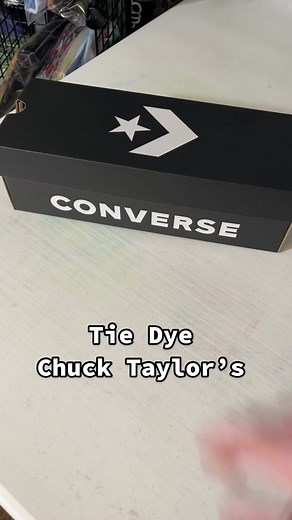 Custom Tie Dye Chuck Taylor's: How to Dye Converse Shoes
