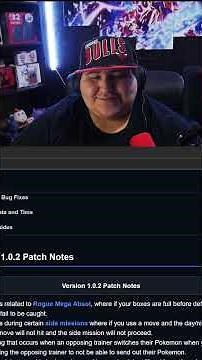 New Patch Notes for Pokemon Legends ZA