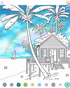 Colorea con números un montón de imágenes pixeladas. ¡Juega durante 5 minutos y elimina tu estrés! | Paint By Number