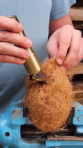 144K views · 148 reactions | Amazingly Shaving A Coconut | Crafty Panda How | Facebook