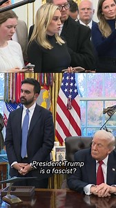 During an Oval Office meeting Friday, a reporter asked Mayor-elect Zohran Mamdani about previously calling President Donald Trump’s agenda “fascist.” Mamdani started to respond about how he and the president have differing viewpoints — but Trump interrupted, saying it was OK for him to just acknowledge it. | AP