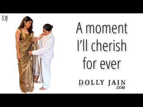 Draping My Daughter’s First Official Saree: A Mother’s Most Emotional Moment