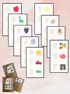 BEGINNING SOUND Picture Match, Printable Alphabet Cards, Kindergarten Letter Sound, Preschool Games, Initial Sound Sorting Activity, Phonics - Etsy
