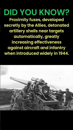 Proximity Fuse Breakthrough #SmartWeapons #WWII