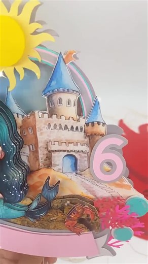 Personalized Mermaid Cake Topper: Under the Sea Party Decor - Etsy